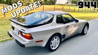 Modifications Update amp Review of My Porsche 944 [upl. by Eadwine318]