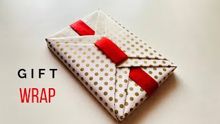 Fancy Gift Wrapping  Gift Wrapping Idea for any Occasion  How to Wrap a Book [upl. by Akerboom856]