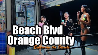 Beach Blvd Orange County California USA 🎥 Exploring the Streets  Ep 9 [upl. by Romina471]