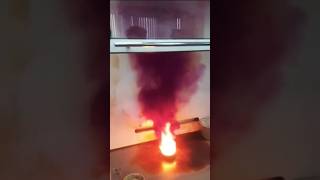 Reaction of iodine with aluminium powder chemistry pharmashorts [upl. by Thia]