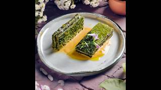 Terrine of Savoy Cabbage Turkey and Mushrooms with Creamy Bisque Sauce Recipe recipe cooking [upl. by Fevre]