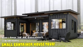 Shipping container homes  3 bedrooms  Simple and Cozy Home [upl. by Alfredo111]