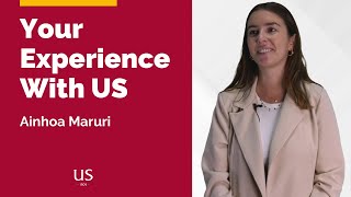 Your Experience With US  Ainhoa Maruri Arana estudiante en Italia [upl. by Asteria]