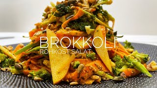 Gesunder Brokkoli Salat Rohkost Salat Gesunde Rezepte Thermomix Rezept Karotten Apfel Salat [upl. by Webb]