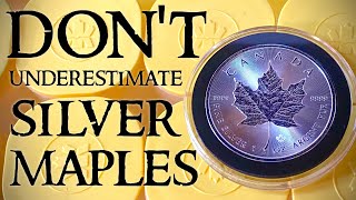 Why You NEED to Be Stacking Silver Maple Leaf Coins [upl. by Lirrehs]