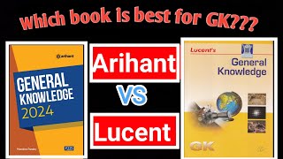 Arihant and Lucent book reviewWhich book is best Arihant gk by Manohar Pandey or Lucent gk [upl. by Cahra]