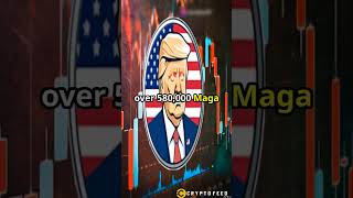 Trump’s Crypto Fortune NFTs amp Maga Coin Surge💼💰 Trump memecoins crypto NFT USelection shorts [upl. by Acherman]