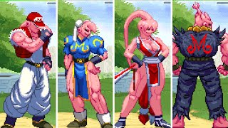 魔人ブウは、誰を吸収したのか、分かるかな？ Majin Buus transformation  Dragon Ball Z Mugen [upl. by Nisotawulo438]