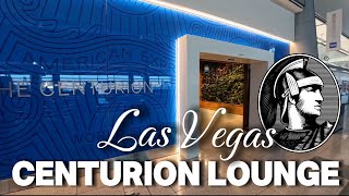 Walkthrough LAS Centurion Lounge ✈️ Las Vegas  July 2024  Amex  Harry Reid International [upl. by Lehsreh]