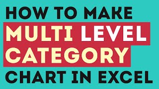 How to Make Multi Category or Subcategory Chart in Excel [upl. by Elson517]