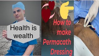 Permacath HD CATHdressing kaise kare How to change Permacath dressing [upl. by Nomla]