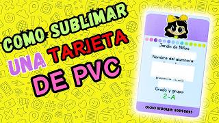 COMO SUBLIMAR CREDENCIALES DE PVC POR AMBOS LADOS PASO A PASO GUIA COMPLETA [upl. by Nilyahs950]