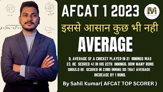 Complete Average for AFCAT Exam in One Class  Sahil kumar [upl. by Hanikehs]