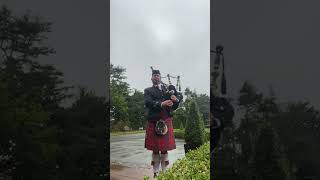 Malcolm Smith Amazing Grace on highland bagpipes [upl. by Stevena]