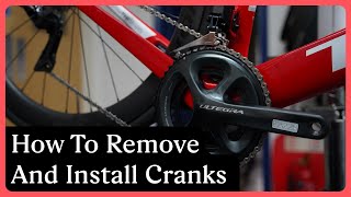 How To Remove And How To Put On A Shimano Crankset  Basic Bike Skills Episode 8 [upl. by Ardnoel]