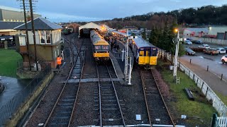 Bo’Ness and Kinneil Railway Winter Diesel Gala 2022  BoNess Station [upl. by Nalat120]