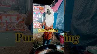 Catch catch Puri🤣😂 food streetfood trending viralvideo MrMrsAllu [upl. by Pugh181]