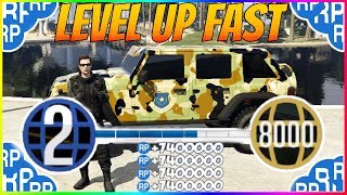 SOLO INSANE THIS IS NOW THE FASTEST WAY TO LEVEL UP IN GTA 5 ONLINE LEVEL IN A DAY RP METHOD [upl. by Samuele737]