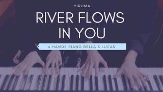 🎵Yiruma  River Flows In You  4hands piano [upl. by Reider]