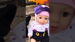 Friday the 13th Day at Disney World with Reborn Adora adoption doll Intro 🐈‍⬛🎃🧙‍♀️☠️💀 [upl. by Zerline289]