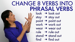 Phrasal Verbs Add “OUT” to change the meaning of these 8 verbs [upl. by Gelman803]