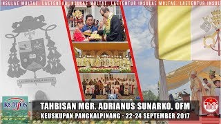 Tahbisan Mgr Adrianus Sunarko OFM  Sept 17 [upl. by Dambro842]