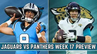 Jacksonville Jaguars vs Carolina Panthers Week 17 Preview [upl. by Erle]