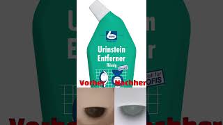 Urinstein entfernen das hilft wirklich Härtefall mit Salzsäure Dr Becher Urinstein Entferner WC [upl. by Auqinahc791]