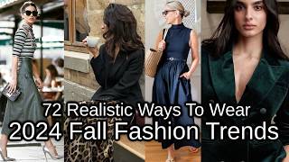 MOST WEARABLE 2024 FALL FASHION TRENDS FOR THE CLASSIC DRESSER [upl. by Kemble135]