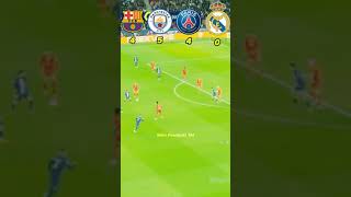 Barcelona VS Man City VS Psg VS Realmadrid footballclub short rolando [upl. by Sharlene537]