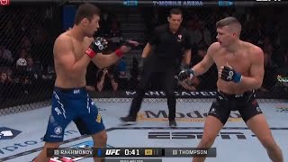 UFC 296 Sthepen Thompson VS Shavkat Rakhmonov [upl. by Arraeic750]