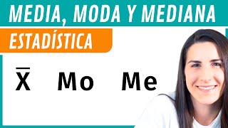 MEDIA MODA y MEDIANA 📊 Estadística [upl. by Reifnnej]