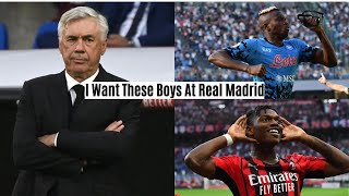 Real Madrid Coach Wants Victor Osimhen To Replace Benzema To Sign Leao [upl. by Yelkreb]