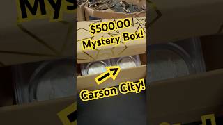 50000 Mystery Box Carson City Morgan Silver Dollar silver coin [upl. by Pellet]