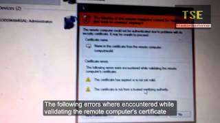 How to fix Remote Desktop Connection Security Certificate Errors  Validating Computers Certificate [upl. by Naivat]