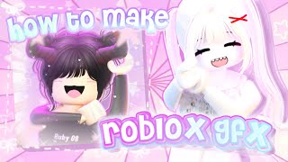 ₊˚⋆ how to make roblox gfx  ꩜ ♡ blender tutorial ♡ ofelia [upl. by Airemat]