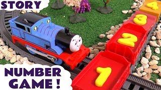 Thomas Toy Trains Story  Number Game [upl. by Aikyt]