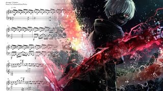 Tokyo Ghoul Season 2 ED quotKisetsu wa Tsugitsugi Shindeikuquot Piano Sheets  Midi Theishter Version [upl. by Jc]