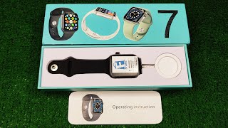 N76 Smart Watch Series 7 44mm 175quot Heart Rate Monitor Short Review [upl. by Neira]