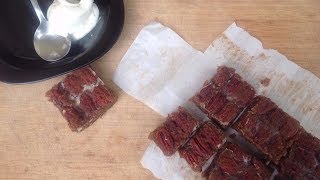 NoBake Magical Pecan Pie Bars  Raw Vegan GF wSpecial Effects [upl. by Belda252]