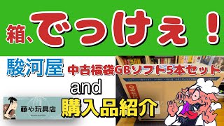 【GBソフト福袋】箱がでっけぇ！駿河屋で購入したGBソフト5本セットを開封したら○○だった！amp購入品紹介【藤や玩具店】 [upl. by Anora]