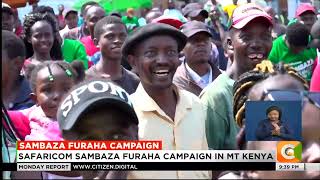 Safaricom Sambaza Furaha Campaign in Mt Kenya [upl. by Harper169]