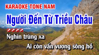 Người Đến Từ Triều Châu Karaoke Nhạc Sống Tone Nam  Kim Chi Karaoke [upl. by Lull887]