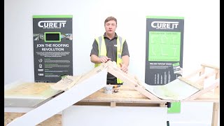 Cure It Masterclass  Forming a Pitched Roof to Flat Roof and Valley Detail with Pipe Inlet [upl. by Kensell]