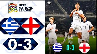 Greece vrs England 03 Football Highlights UEFA Nations League Full HD [upl. by Archibaldo]