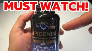 NUTRAHARMONY Apigenin 100mg  Apigenin Supplement for Sleep My Honest Review [upl. by Nipsirc]