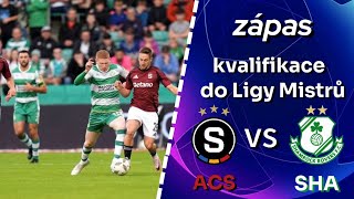 AC Sparta Praha  Shamrock Rovers FC  kvalifikace do Ligy Mistrů  sezóna 202425 [upl. by Brigham]