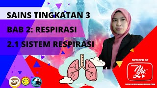 SAINS TING 3 BAB 2 RESPIRASI 21 SISTEM RESPIRASI MANUSIA [upl. by Ardnassac829]