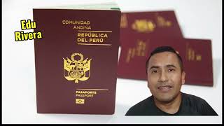 Nuevo costo del pasaporte peruano 2024 y vigencia de 10 años [upl. by Airetnohs]