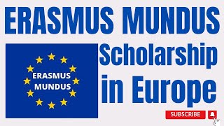 FullyFunded Erasmus Mundus Scholarship in Europe  Fees Stipend Insurance Flight Settlement etc [upl. by Oiluarb]